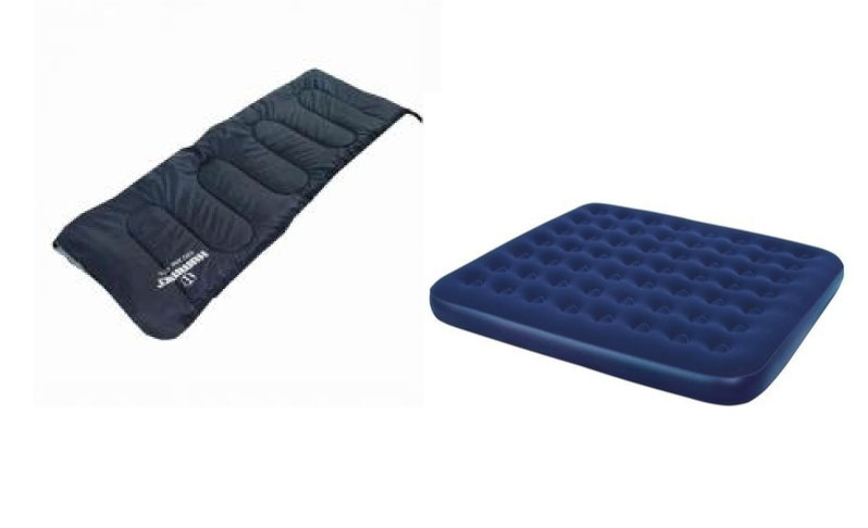 Colchon y Bolsa de Dormir